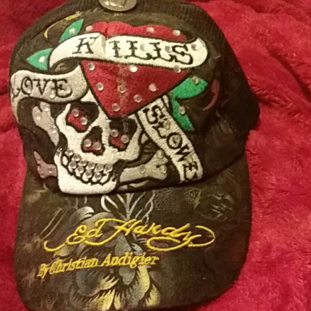 Vintage Ed Hardy baseball cap. EUC.